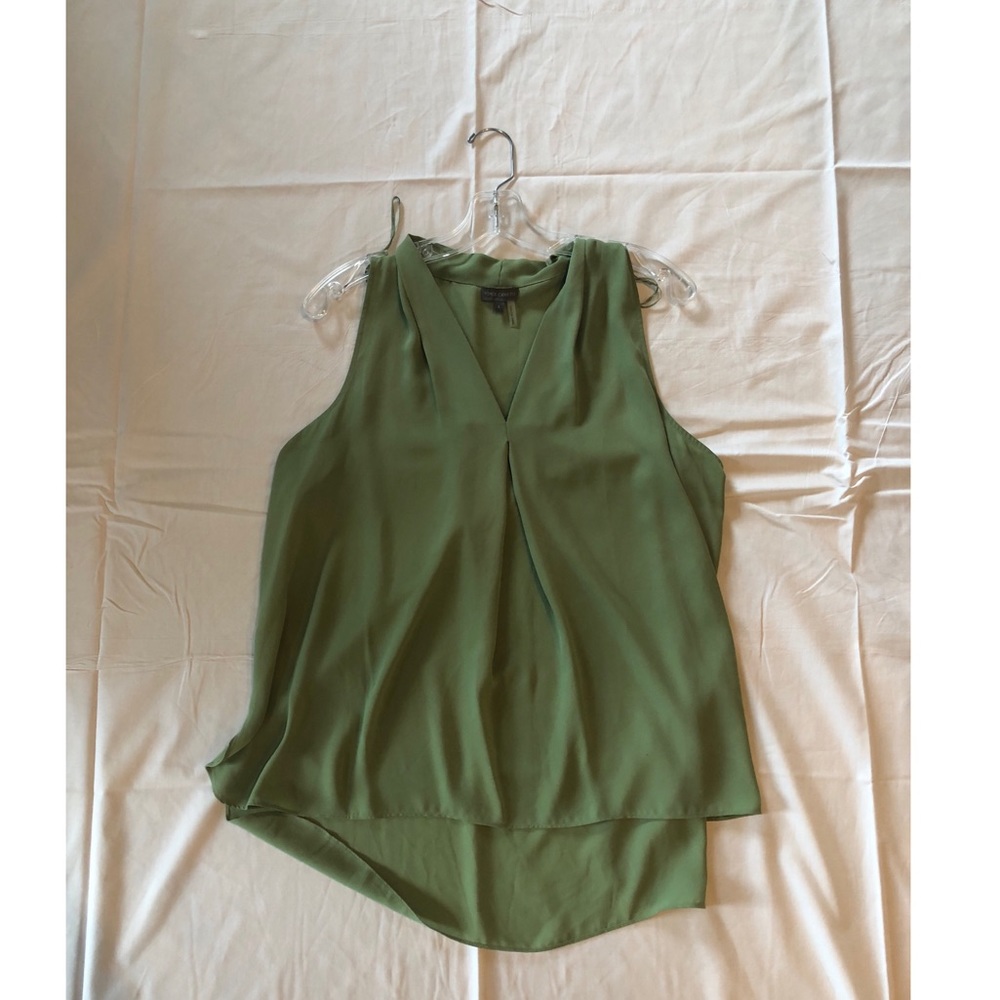 Vince Comuta Green Blouse